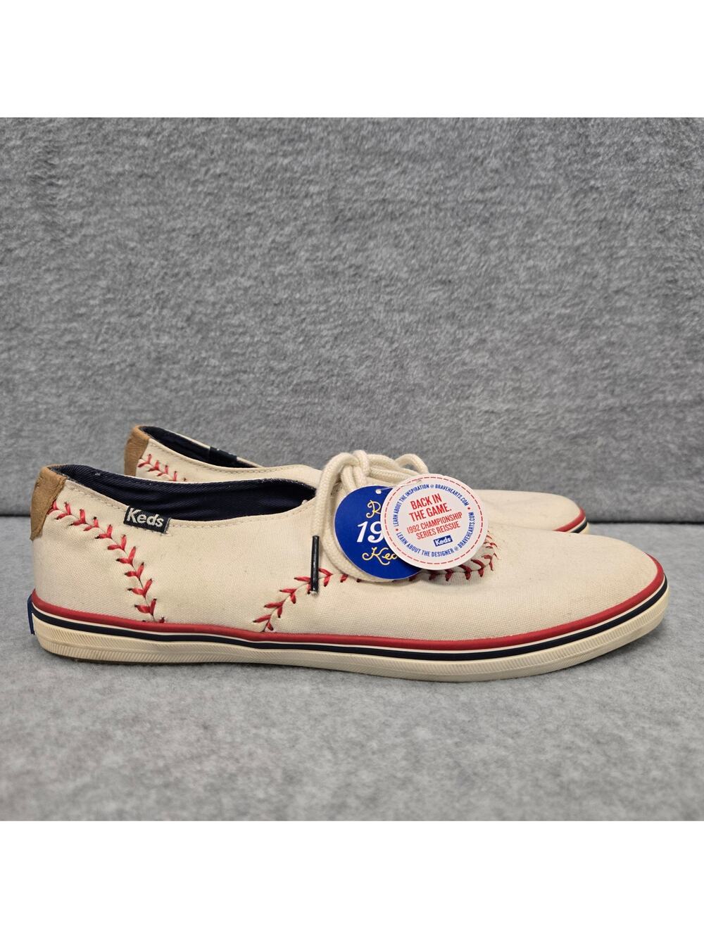 Keds champion pennant baseball stitch MLB lace up sneakers size 6.5